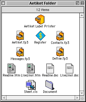 Runtime Aetiket Folder